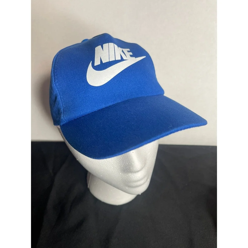 Nike Kids Royal Blue Futura Logo Snapback Baseball Hat Youth Cap